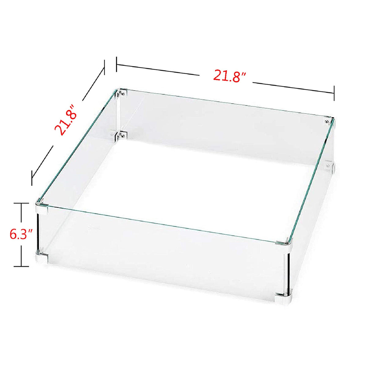 Aluminum Fire Table Set with Four Club Chairs