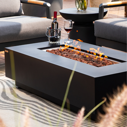 Propane Fire Pit Table Outdoor 50,000 BTU Firepits for Outside CSA Certified