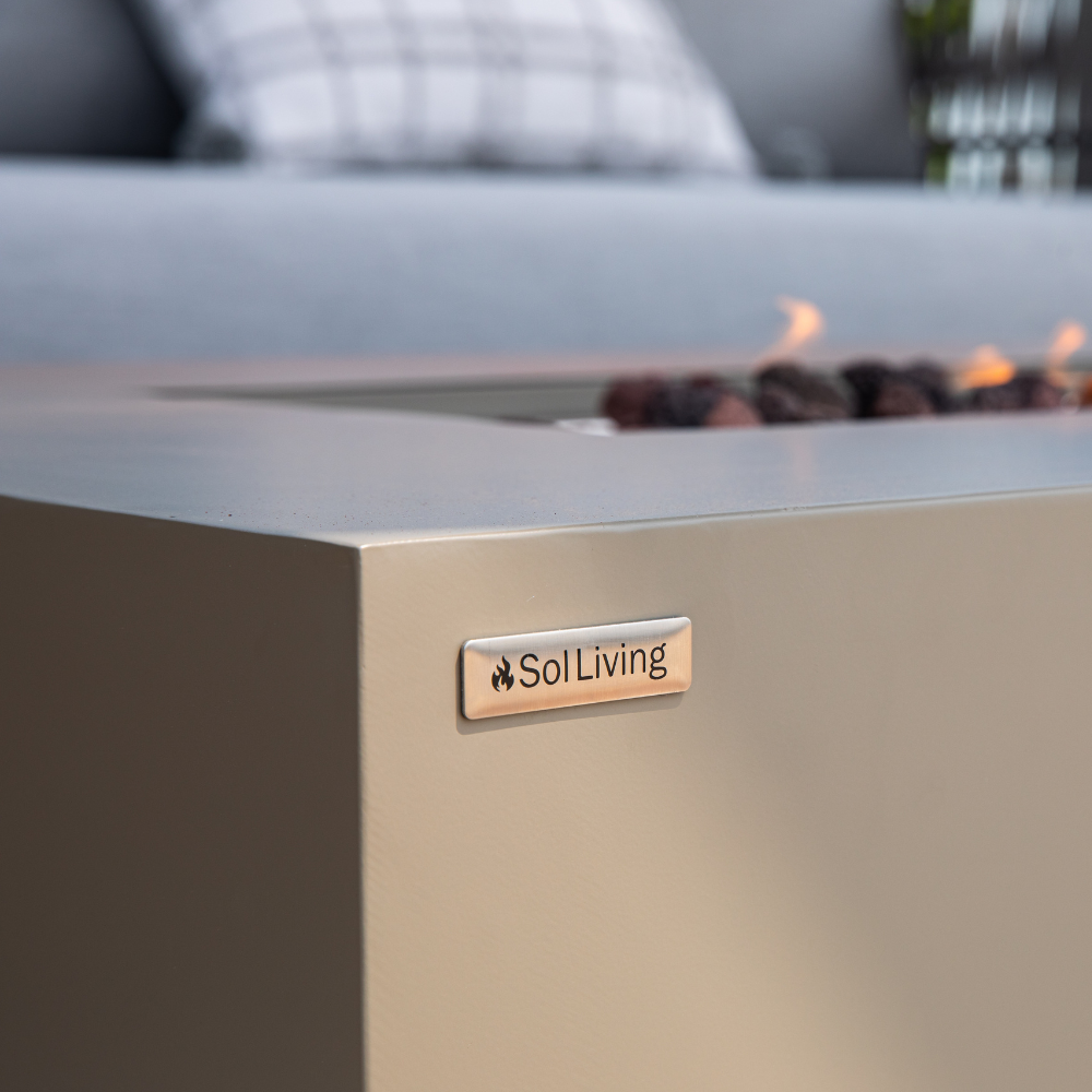 Propane Fire Pit Table Outdoor 50,000 BTU Firepits for Outside CSA Certified
