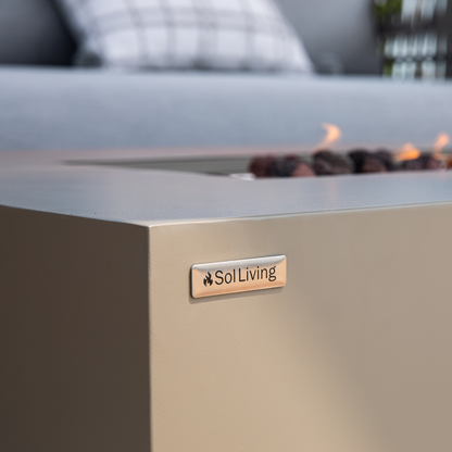 Propane Fire Pit Table Outdoor 50,000 BTU Firepits for Outside CSA Certified