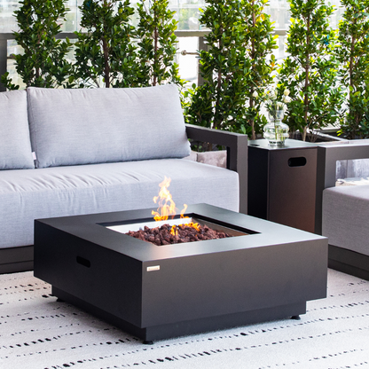 Propane Fire Pit Table Outdoor 50,000 BTU Firepits for Outside CSA Certified