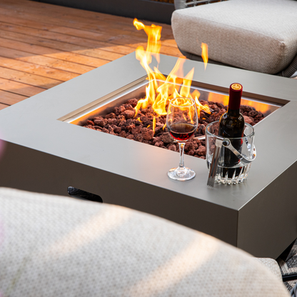 Propane Fire Pit Table Outdoor 50,000 BTU Firepits for Outside CSA Certified