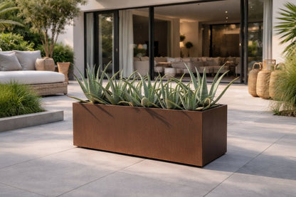 Corten Steel Box Planters - FREE SHIPPING!