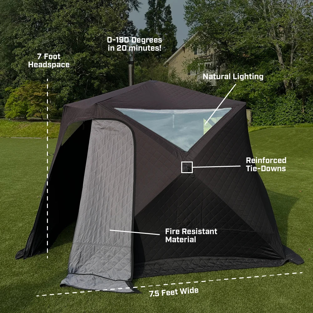 Deluxe Outdoor Sauna