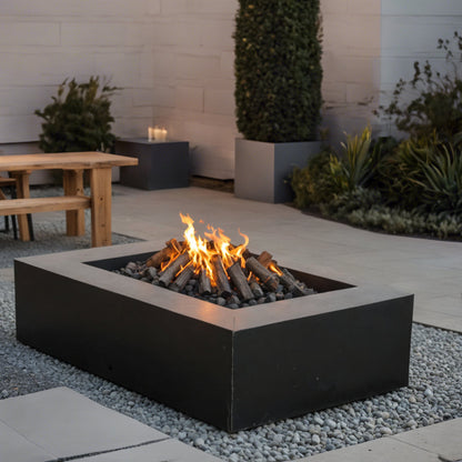 Rectangular Steel Fire Pit Table- FREE SHIPPING!