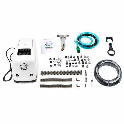 27 Nozzle High-Pressure Misting System – 54ft Outdoor Cooling Kit