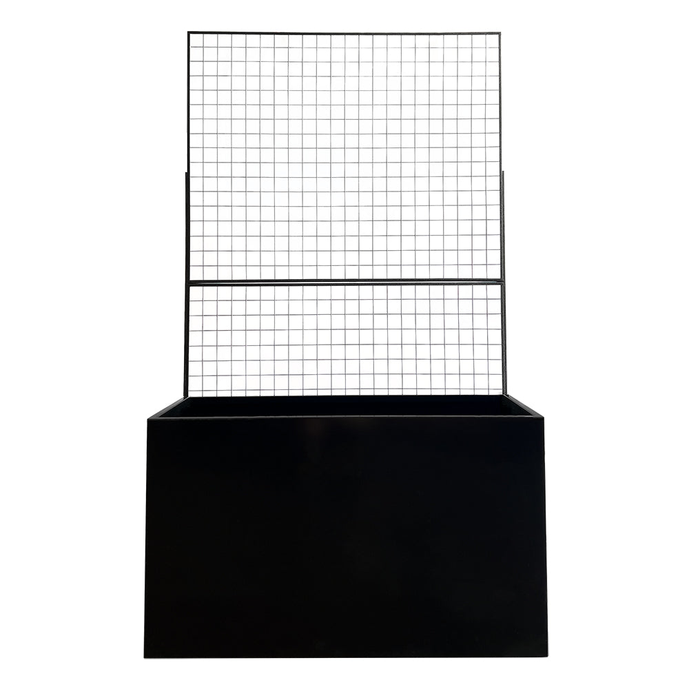 Steel Edge Planter with Trellis - FREE SHIPPING!