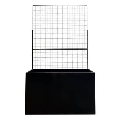 Steel Edge Planter with Trellis - FREE SHIPPING!