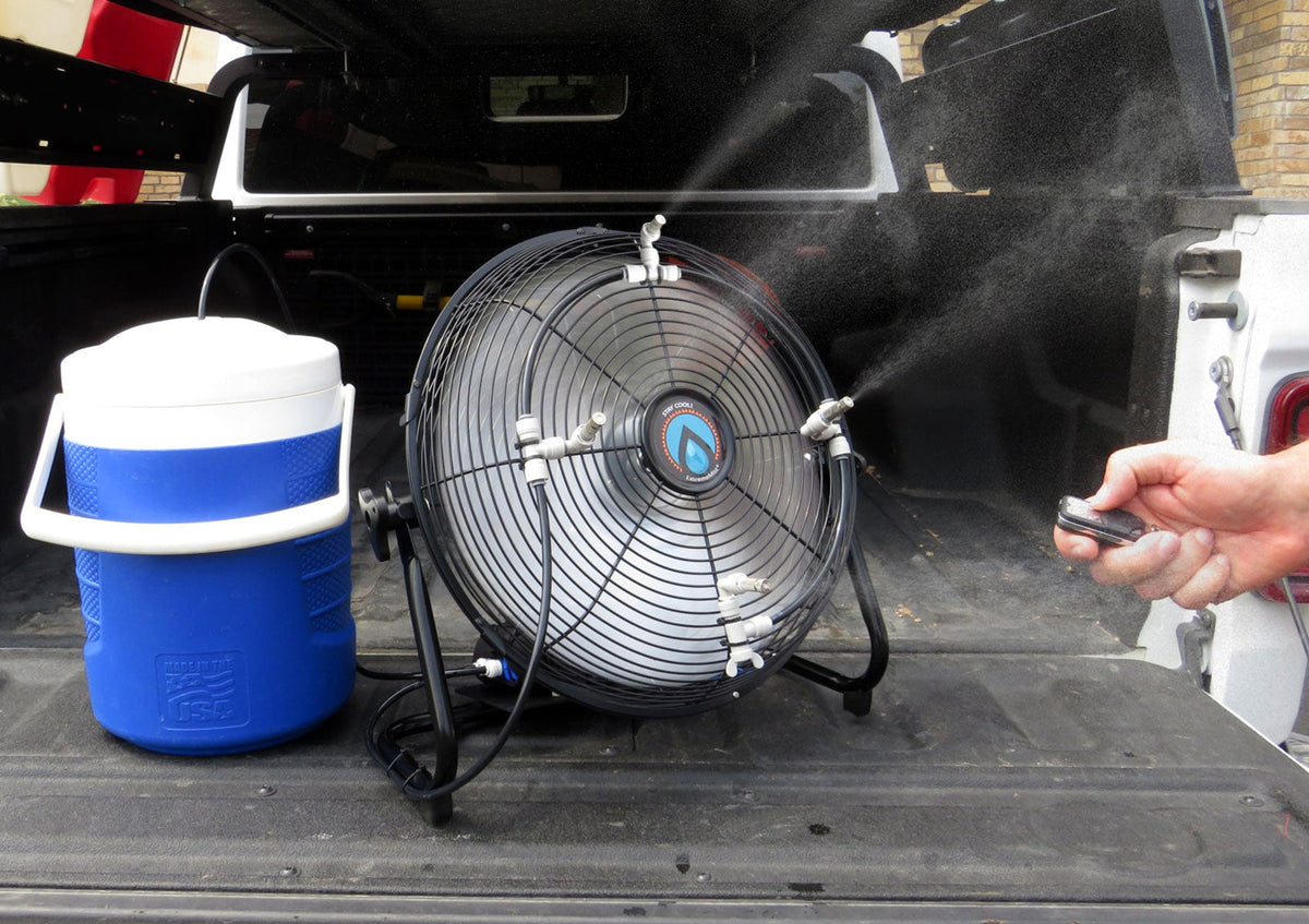 270 PSI Solar Rechargeable Pro Misting Fan