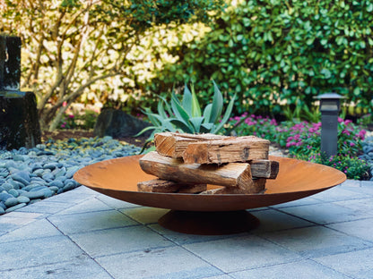 Corten Steel Fire Bowl - FREE SHIPPING