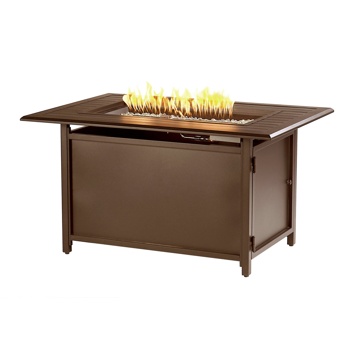 Aluminum 46-in Rectangular Propane Fire Table