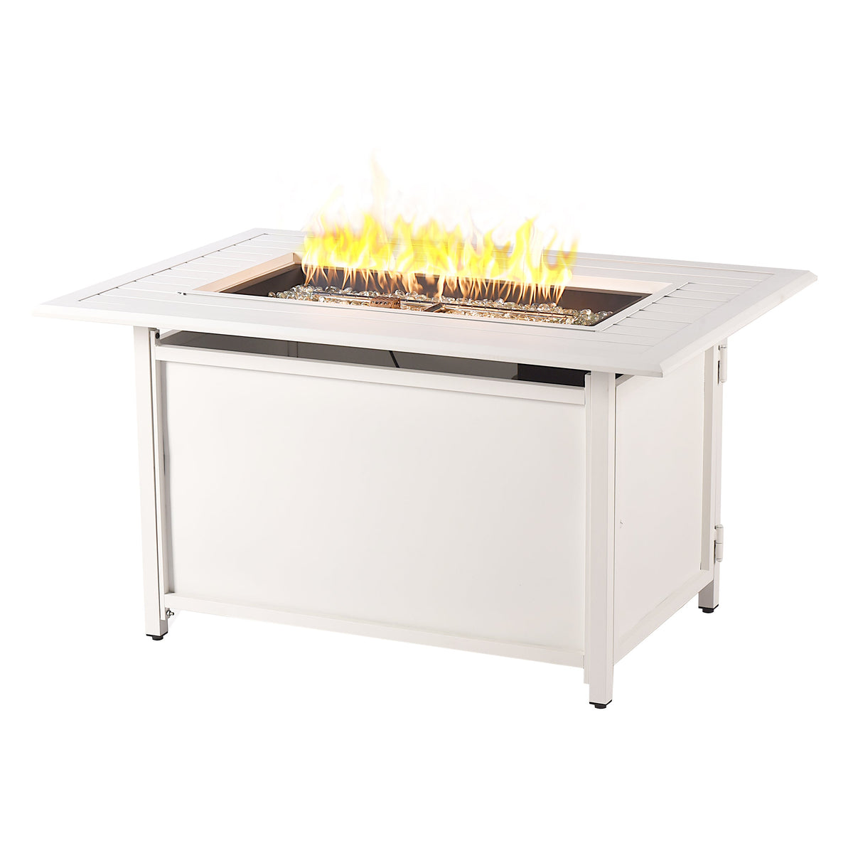 Aluminum 46-in Rectangular Propane Fire Table
