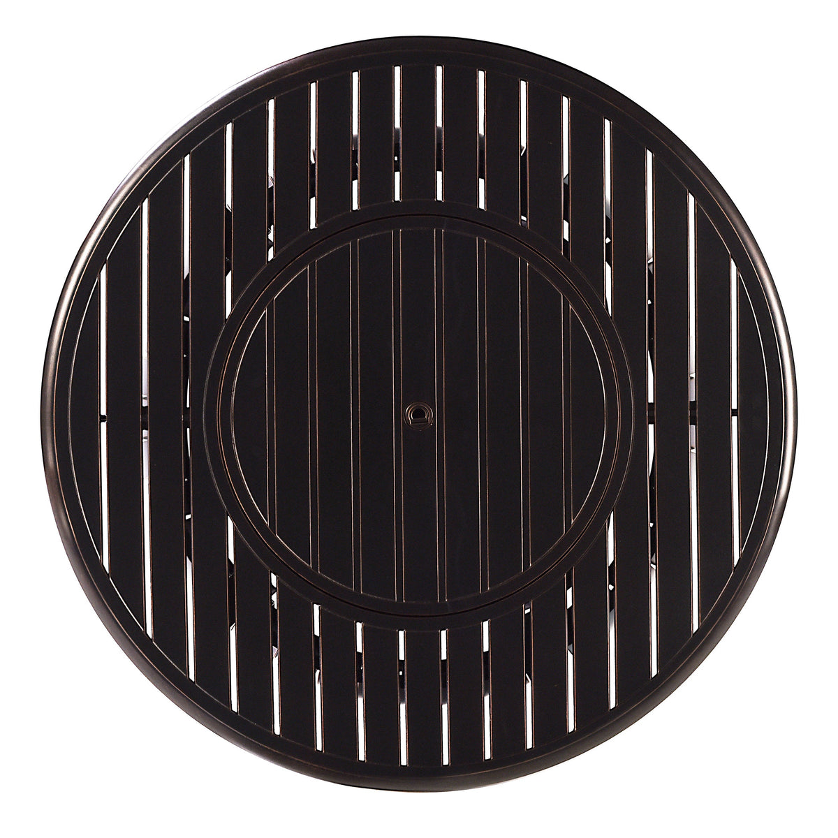 Aluminum 44-in Round Propane Fire Table with Beads, Covers and Lid