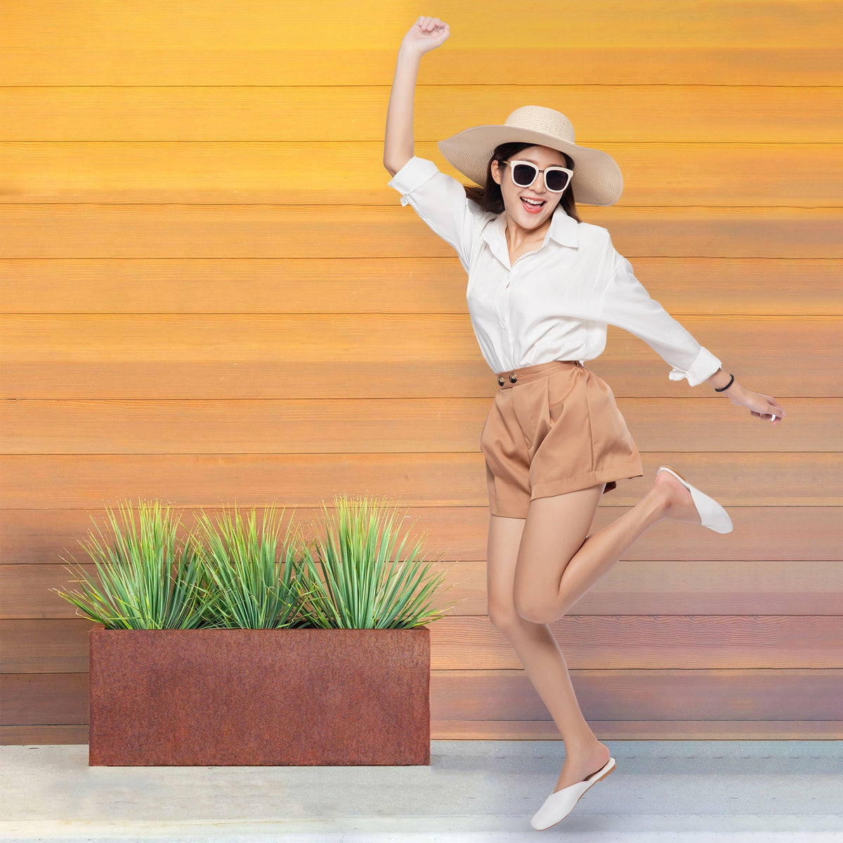 Corten Steel Box Planters - FREE SHIPPING!