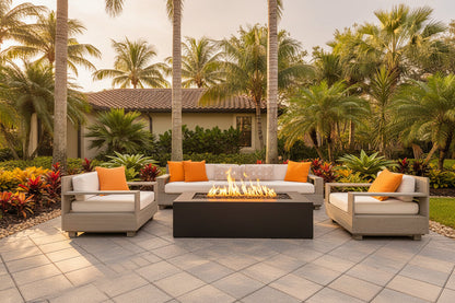 Rectangular Steel Fire Pit Table- FREE SHIPPING!