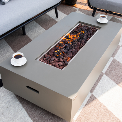 Propane Fire Pit Table Outdoor 50,000 BTU Firepits for Outside CSA Certified