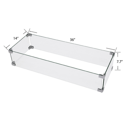Propane Fire Pit Table Outdoor 50,000 BTU Firepits for Outside CSA Certified