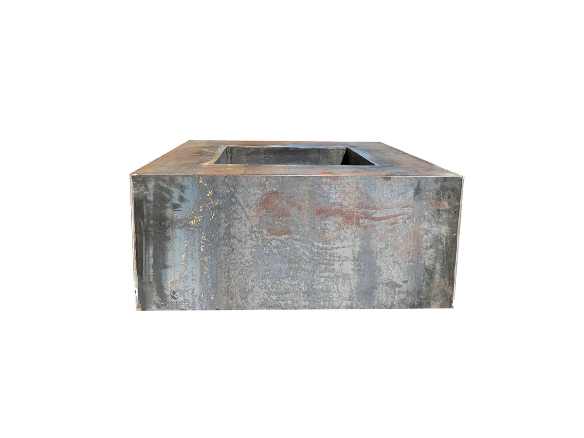 Square Corten Fire Pit Table - FREE SHIPPING