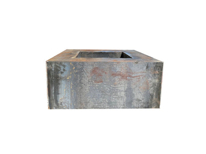Square Corten Fire Pit Table - FREE SHIPPING