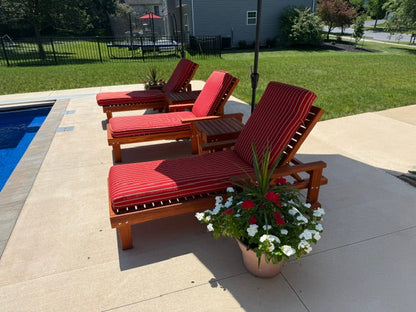 Summer Redwood Chaise Lounge