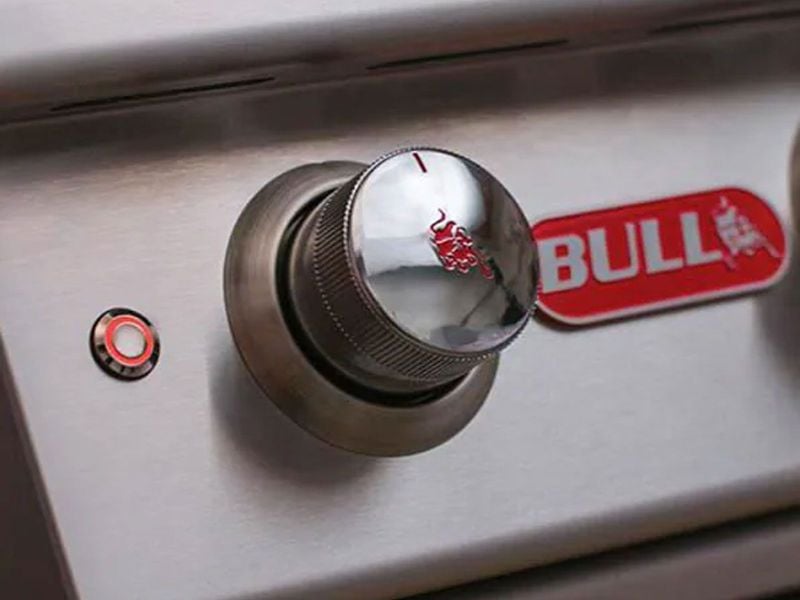 Bull Brahma 38-Inch 5-Burner Built-In Gas Grill With Rear Infrared Burner & Rotisserie Kit