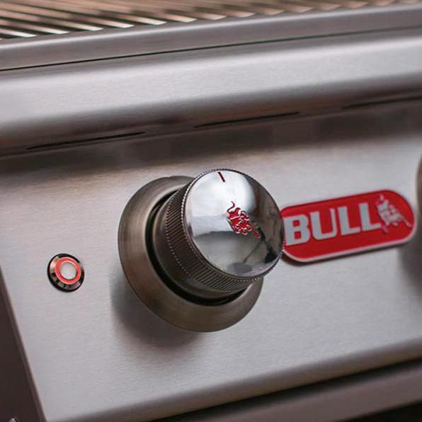 Bull Angus 30-Inch 4-Burner Built-In Gas Grill With Rear Infrared Burner & Rotisserie Kit