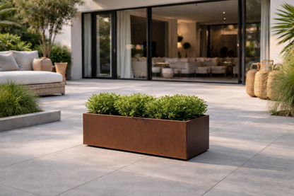 Corten Steel Box Planters - FREE SHIPPING!