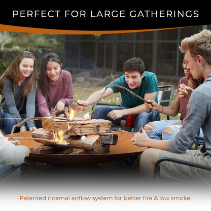Corten Steel Fire Bowl - FREE SHIPPING