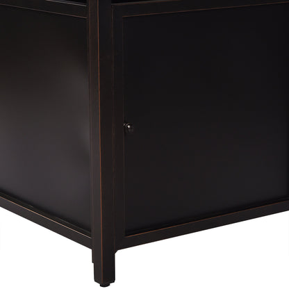 Aluminum 46-in Rectangular Propane Fire Table