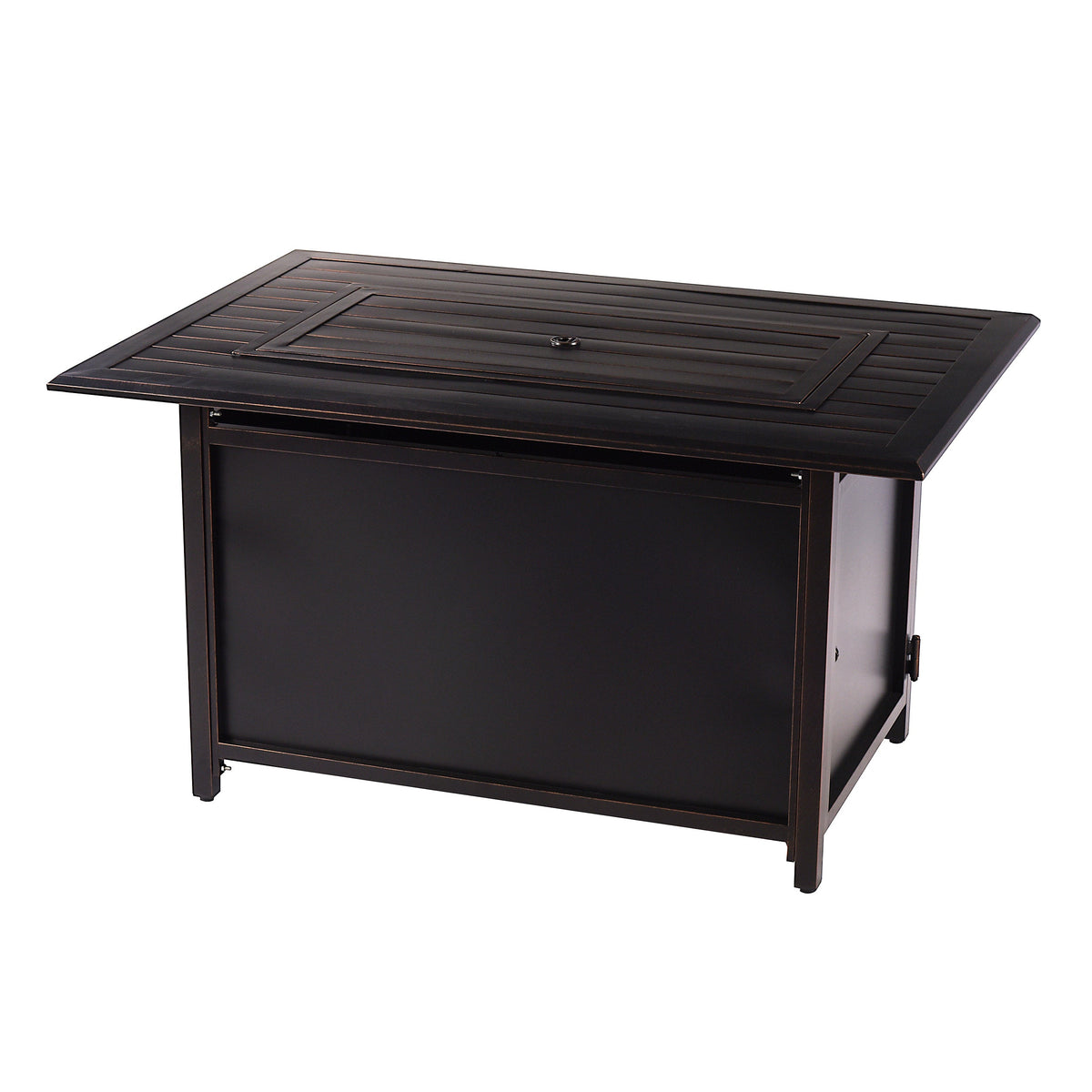 Aluminum 46-in Rectangular Propane Fire Table